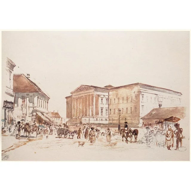 1959 After Neoclassical Rudolph Von Alt First Edition Photogravures - a Pair For Sale In Dallas - Image 6 of 12