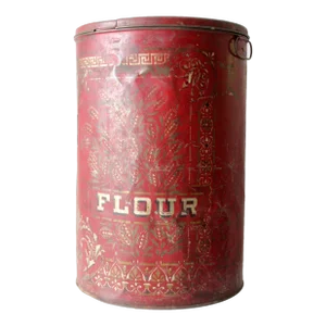 Antique Metal Flour Bin
