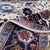 Fine Ivory Persian Serapi Hand-Knotted Wool Rug - 6'1" X 9'1" For Sale - Image 17 of 18