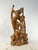 Antique Asian Hand-Carved Wooden Statue For Sale - Image 4 of 12