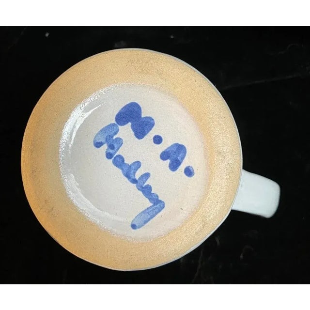 Realism Vintage M.A.Hadley Hand Painted House and Ship Mug For Sale - Image 3 of 5