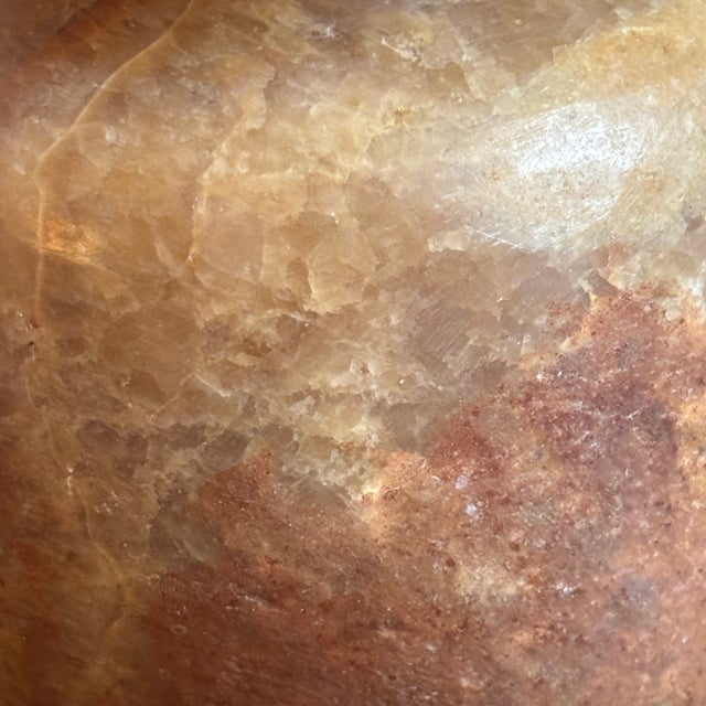 Vintage Handcrafted Egyptian Alabaster Vase For Sale - Image 17 of 18