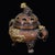 Bronze Large Vintage Gilt Bronze Tripod Censer With Dragon and Beast Motifs For Sale - Image 8 of 10