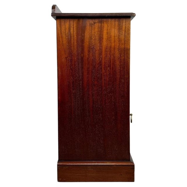 Antique Mahogany Bedside Cabinet, 1900s For Sale - Image 4 of 12