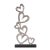 Silver The Tower Of Hearts Sculpture For Sale - Image 8 of 8