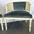 1960's Faux Bamboo and Cane Barrel Lounge Chairs With Blue Velvet Upholstery- A Pair For Sale - Image 4 of 18