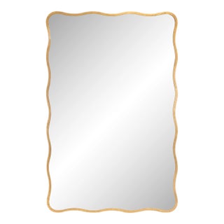Regina Andrew Candice Wavy Scallop Mirror, Rectangle For Sale
