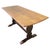 Wood Vintage Refectory Dining Table in Oak, 1960 For Sale - Image 7 of 7