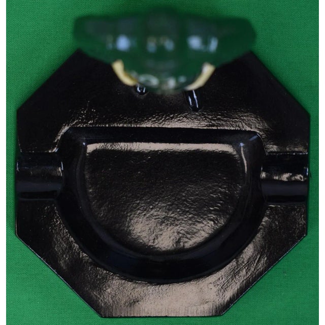 Traditional The "21" Club Green Jockey Ashtray (New W/ Box For Sale - Image 3 of 4