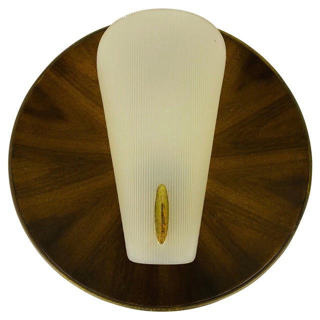 Mid-Century Teak and Plexi Glass Wall Lamp in the Style of Stilnovo, Italy For Sale - Image 10 of 10