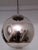 Vintage Glass & Chrome Ceiling Lamp from Hoffmeister- Leuchten, 1970s For Sale - Image 6 of 8