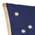 Late 20th Century Vintage Cotton Embroidered Bennington 76 American Flag For Sale - Image 5 of 5