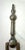 Antique 18th Century Wrought Iron Turned Brass English Fireplace Tongs Tool 23 For Sale - Image 4 of 11