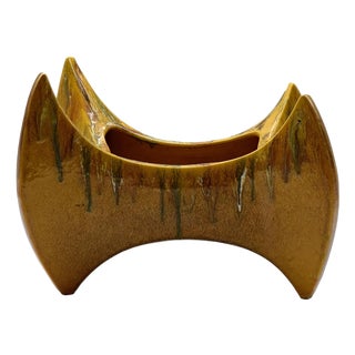 Brutalist Ceramic Centerpiece by Elio Schiavon for Bertoncello, Italy, 1970s For Sale