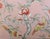 Custom-tailored pillow by Mike Seratt of The Prized Pig in Thibaut's "Giselle" botanical, bird, and butterfly linen print...