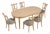 Italian Neoclassical Dining Room Table & Chairs Set For Sale