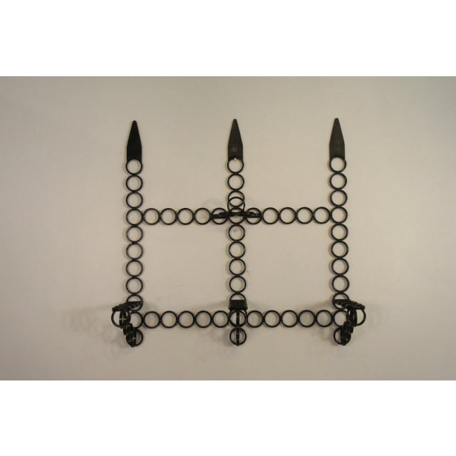 1960s Iron 2-Tier Circular Shelf For Sale In New York - Image 6 of 12