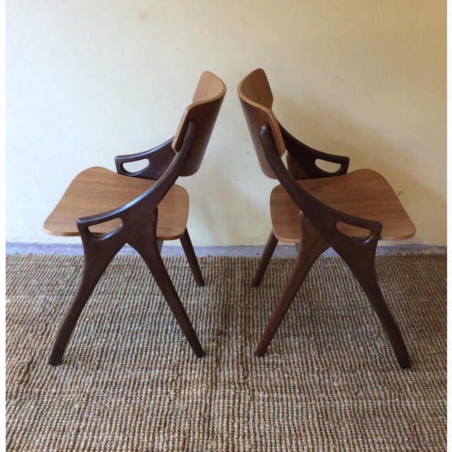 Danish Dining Chairs by Hovmand Olsen for Mogens Kold, 1960s, Set of 6 For Sale - Image 10 of 15