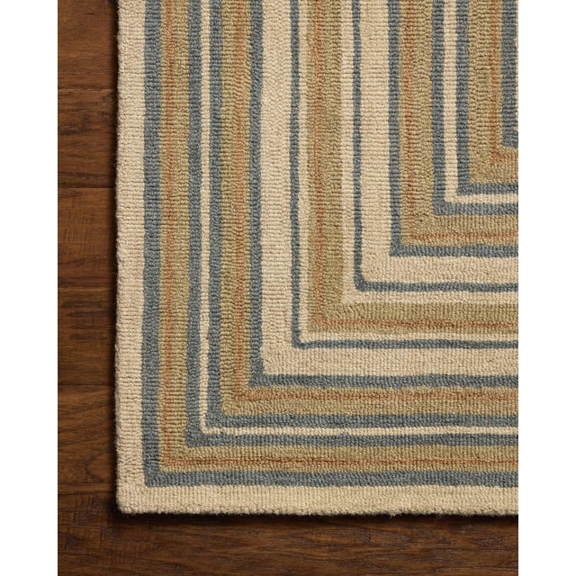 2020s Chris Loves Julia x Loloi Alfie Natural / Multi 3'-6" x 5'-6" Accent Rug For Sale - Image 5 of 6