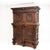 On the four -door cabinet in the style of the Renaissance with lion's head mascons and half -column templates with volute...