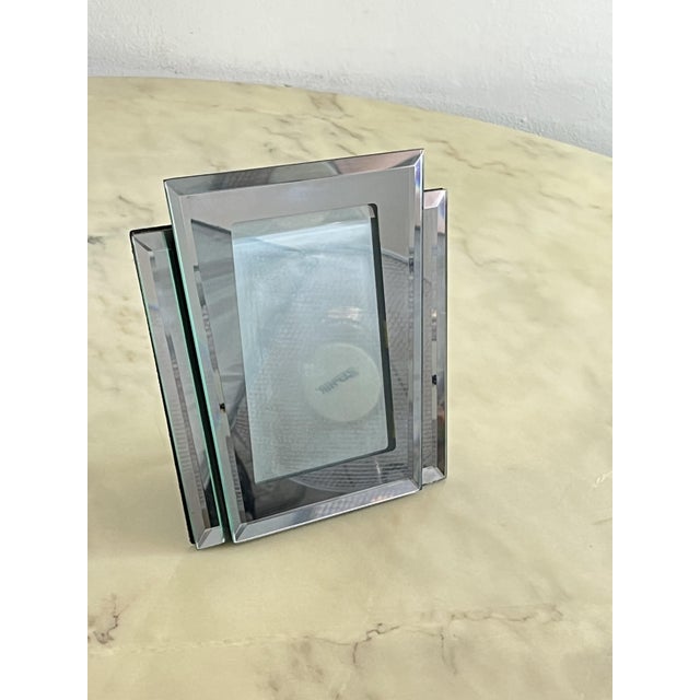 Art Deco Mirrored Glass Photo Holder, 1940s For Sale - Image 12 of 14