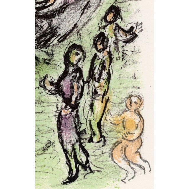 Marc Chagall, Athena Guides Telemachus' Boat, from Odyssey, 1989, Lithograph For Sale - Image 8 of 11