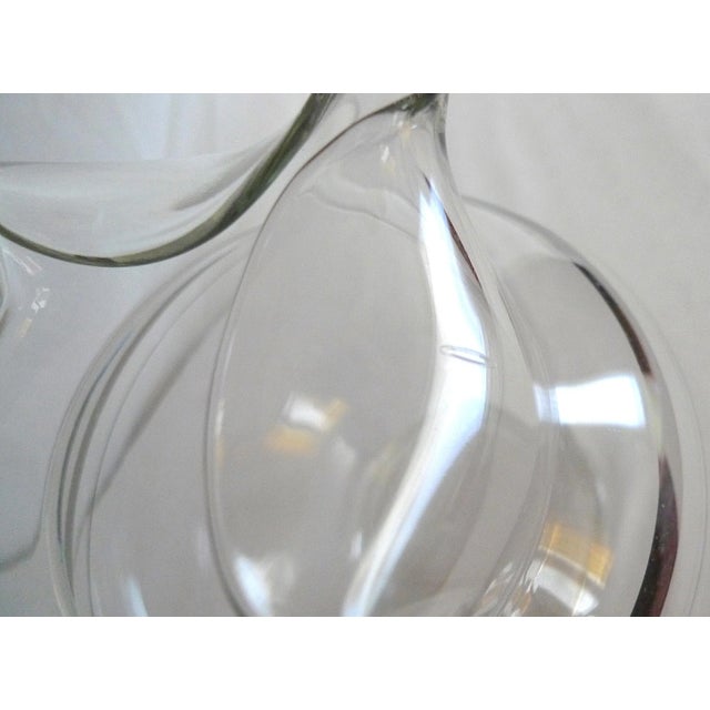 Glass Mid-20th Century Modern Silver Banded Glass Barware, Dorothy Thorpe Company - Set of 8 Pieces For Sale - Image 7 of 8