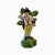 Mid 19th Century Staffordshire Figurine of a Man in Yellow Breeches Purple Cape, Bright Print Waistcoat and Black Hat with...