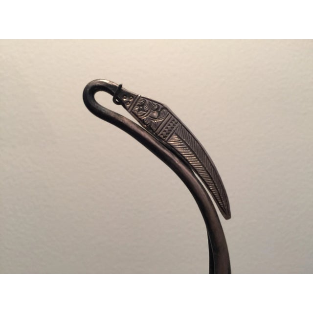 Antique Mounted Miao Silver Neckpiece For Sale - Image 4 of 5