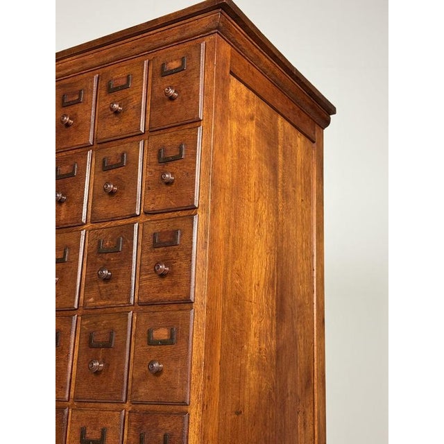 French Oak Pharmacy Cabinet For Sale - Image 5 of 18