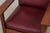 Burgundy Gustav Stickley Antique Mission Oak Burgundy Leather Reclining Morris Chair For Sale - Image 8 of 15