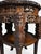 Early 19th Century Companion Pair of Late Qing Dynasty–Early Republic Era Cantonese Carved Hardwood Marble-Top Stands For Sale - Image 5 of 14
