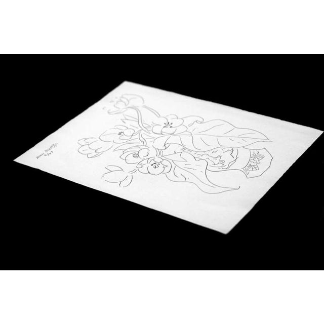 Abstract Henri Matisse Original Signed "Tulips" Lithograph For Sale - Image 4 of 7