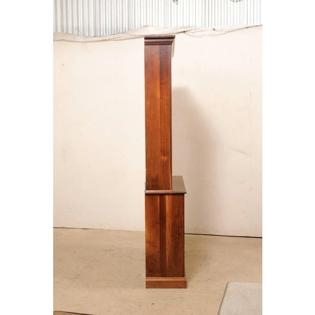 Wood French Cherry Wood Tall Cabinet, Mid 20th Century For Sale - Image 7 of 11