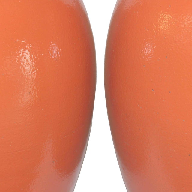 Orange Ginger Jars a Pair Chairish