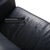 3-Seater and 2-Seater Sofas and Ottoman in Dark Blue Leather from Leolux, Set of 3 For Sale - Image 15 of 18