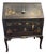 Old Black Distressed Chinoiserie Desk For Sale