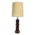 Mid Century Turned Wood Lamp For Sale