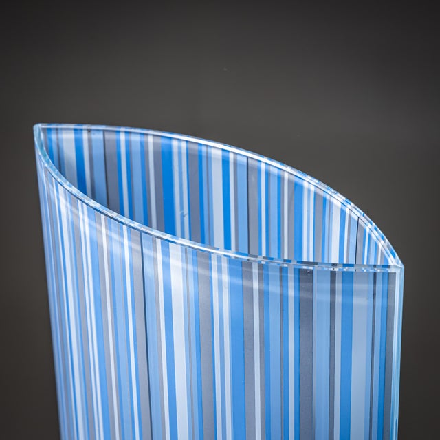 Set of Three Blue Vases by Rosenthal, 20th Century For Sale In New York - Image 6 of 10