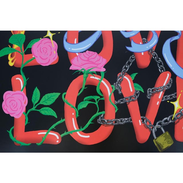 Modern Lover, Lover, Lover Poster by Dan Colen For Sale - Image 3 of 7