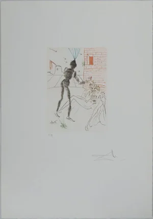 Salvador Dali, Shakespeare: Henry V, 1971, Etching
