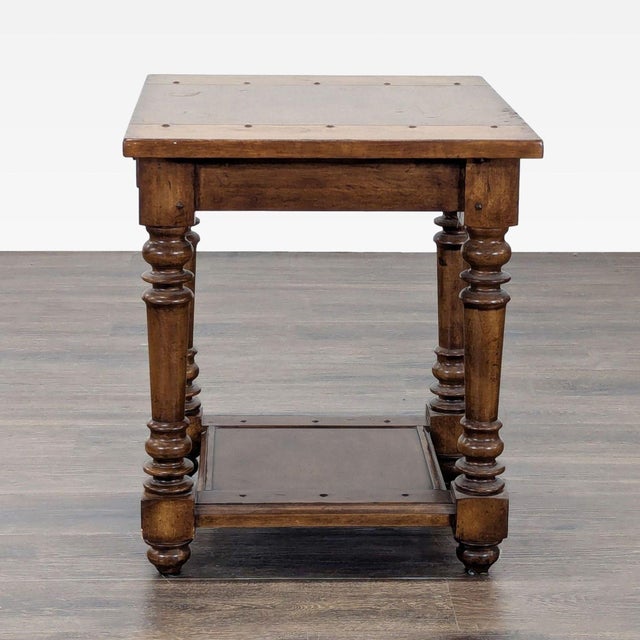 Pottery Barn Pottery Barn One Drawer Side Table For Sale - Image 4 of 9