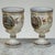 Pair Antique Belgian Pêtre À Baudour Neoclassical Porcelain Hunt Scene Urns For Sale - Image 4 of 18