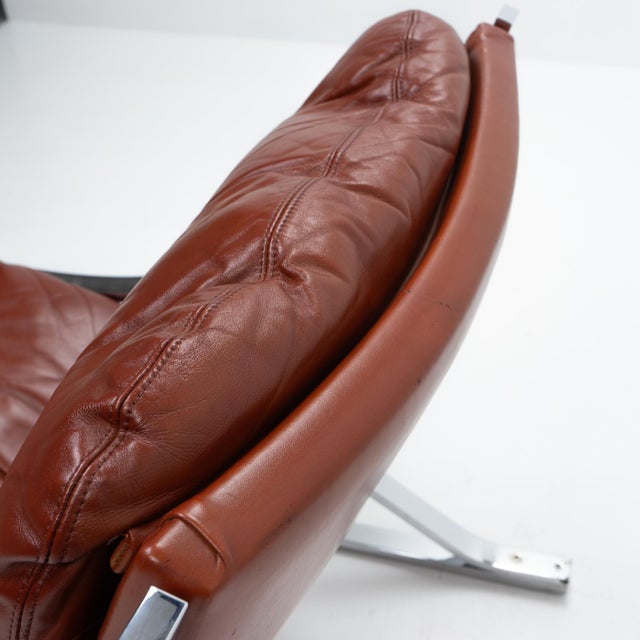 Brown Zeta Armchair by Paul Tuttle for Strässle International, Switzerland, 1970s For Sale - Image 8 of 16