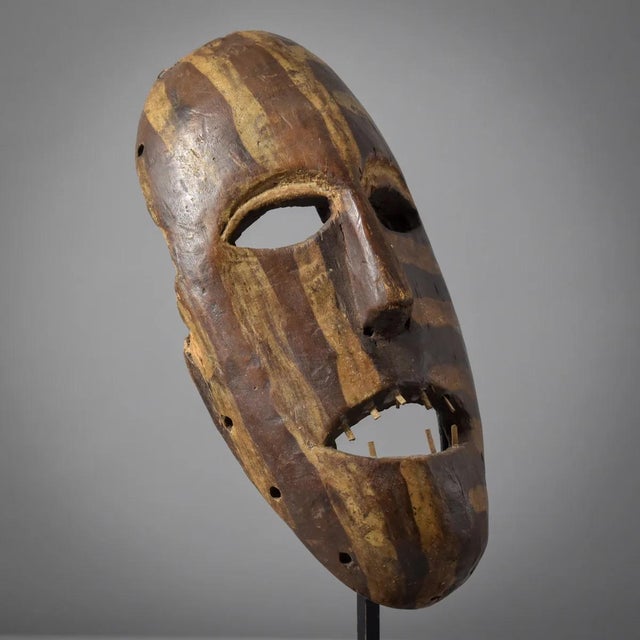 Early 20th Century Kongo Ndunga Mask on Custom Stand For Sale - Image 10 of 12