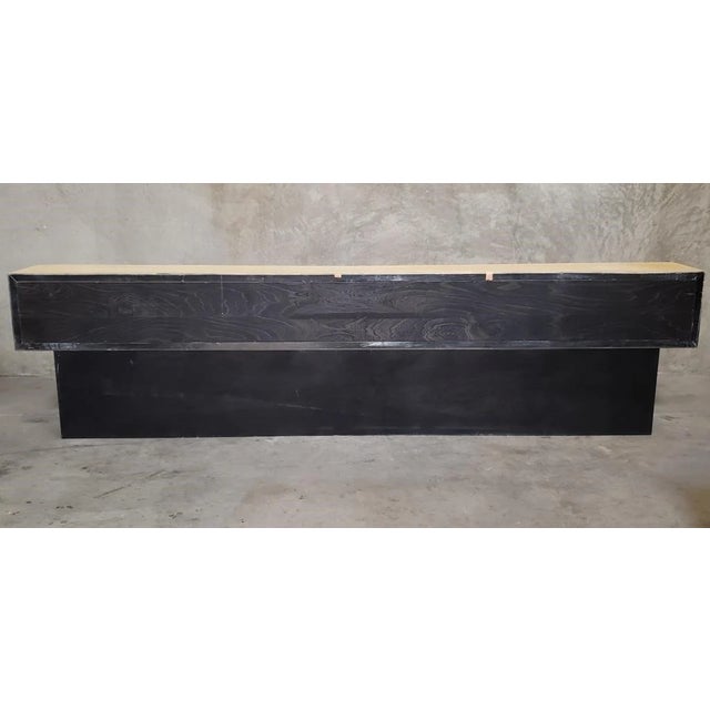 Maximilian for Karp Furniture Co. Headboard With Stands For Sale In San Diego - Image 6 of 10