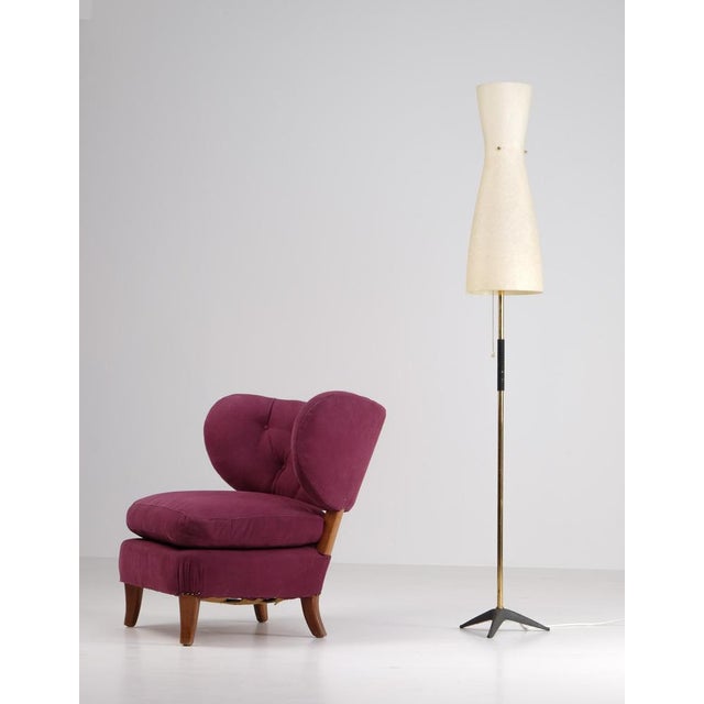 Metal Vintage Floor Lamp, 1950s For Sale - Image 7 of 15