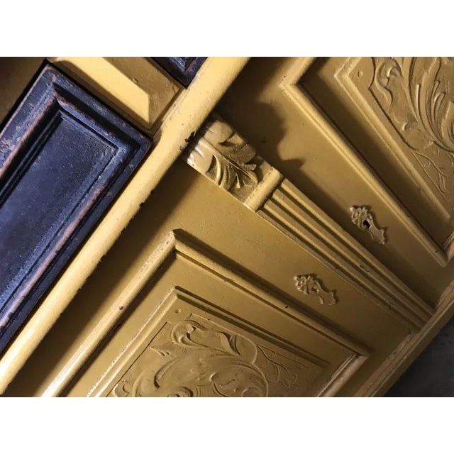 Original condition ocher cabinet. The doors and the intimate, folksy cabinet looks good in bedrooms, or farmhouses,...