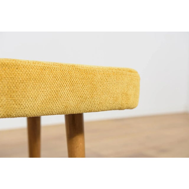 Mid-Century Teak Stool, Poland, 1970s For Sale - Image 6 of 10