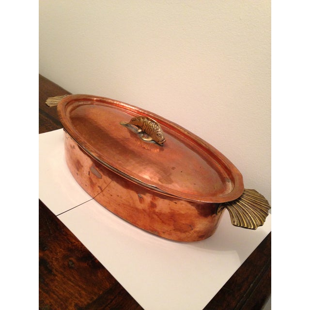 Vintage French Copper Fish Poacher With Lid Chairish
